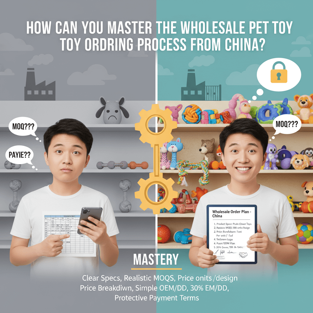 wholesale pet toy ordering process
