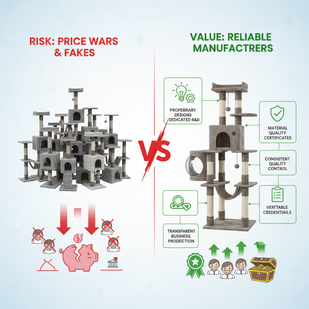 cat tree factory inspection