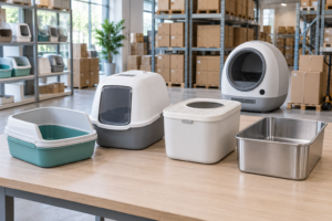 types of cat litter boxes wholesale